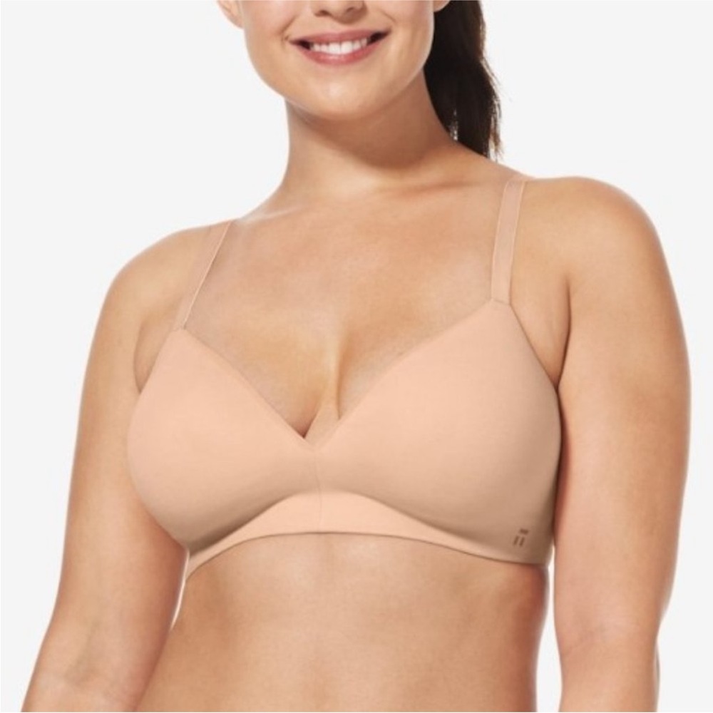 Tommy John Cool Cotton Lightly Lined Wireless Bra in Maple Sugar SZ 36D NWT